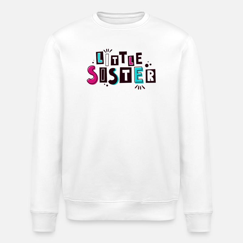 Kleine Schwester - Stanley/Stella Unisex Bio-Sweatshirt ROLLER - Weiß