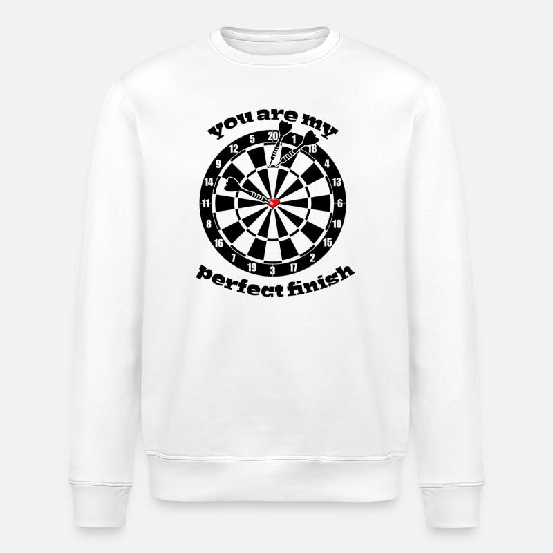 Dart verliebt - Stanley/Stella Unisex Bio-Sweatshirt ROLLER - Weiß