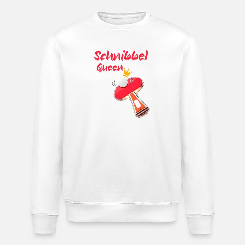 Ping-pong - Sweat bio ROLLER Stanley/Stella Unisexe - blanc