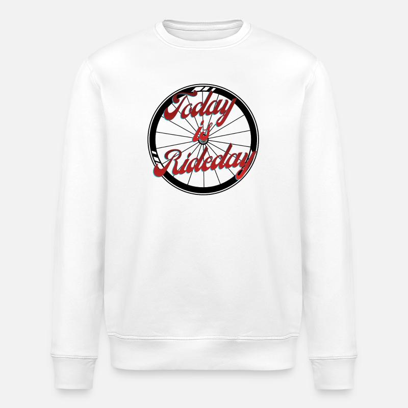 Today is Rideday - Stanley/Stella Unisex Bio-Sweatshirt ROLLER - Weiß