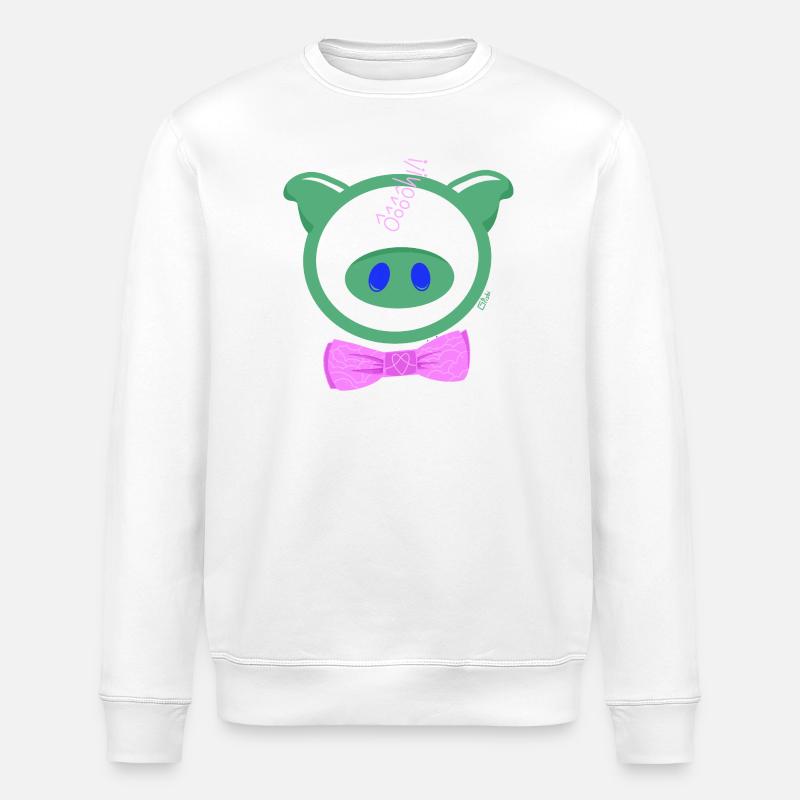 HoOoOh! Le Cochon Chic - Sweat bio ROLLER Stanley/Stella Unisexe - blanc