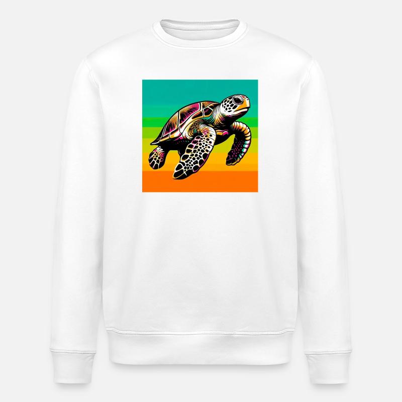 tortue - Sweat bio ROLLER Stanley/Stella Unisexe - blanc