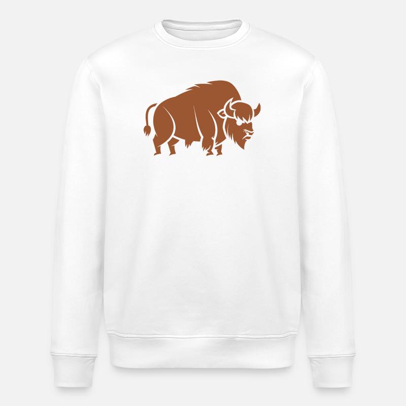 Bison - Sweat bio ROLLER Stanley/Stella Unisexe - blanc