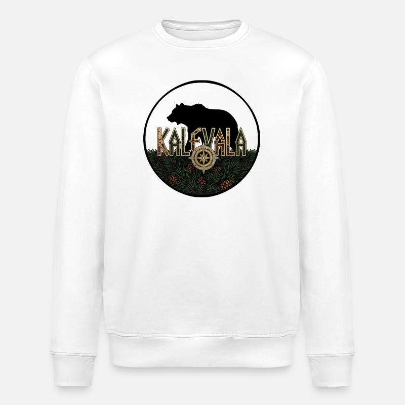 Kaleval Finlande - Sweat bio ROLLER Stanley/Stella Unisexe - blanc