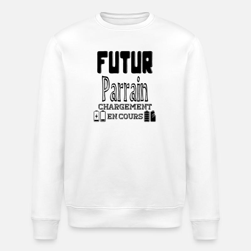 Future Sponsor Loading In Progress - Stanley/Stella ROLLER Unisex Organic Sweatshirt - white