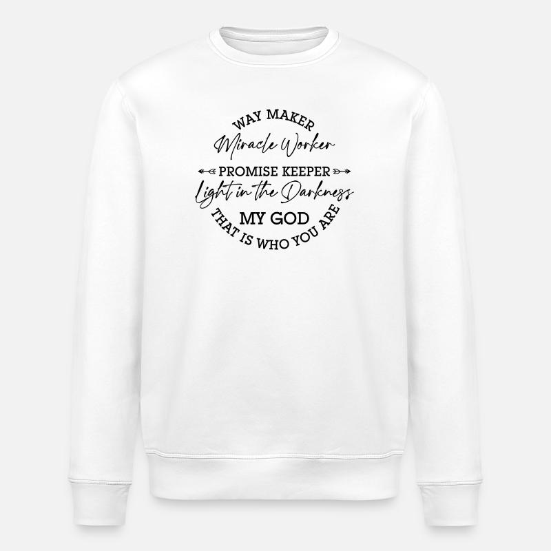 waymaker - Stanley/Stella ROLLER Unisex Organic Sweatshirt - white