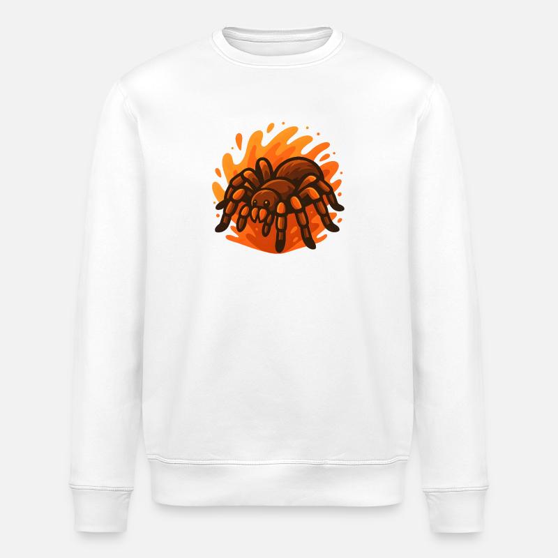 Araignée Goliath ardente - Sweat bio ROLLER Stanley/Stella Unisexe - blanc