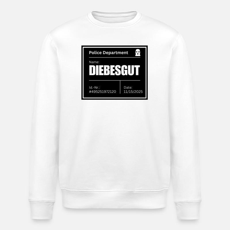 MUGSHOT - Stanley/Stella Unisex Bio-Sweatshirt ROLLER - Weiß