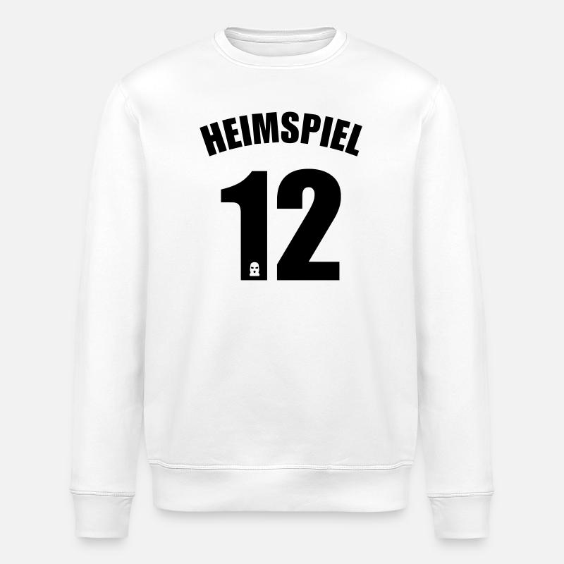 Match à domicile - Sweat bio ROLLER Stanley/Stella Unisexe - blanc