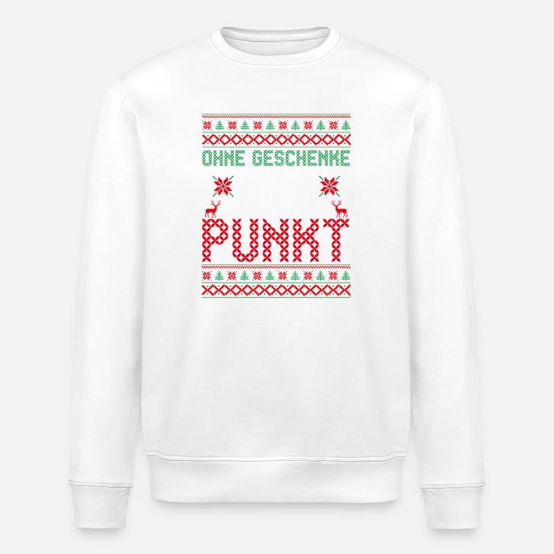 Weihnachtsmann Weihnachtszeit Weihnachts - Stanley/Stella Unisex Bio-Sweatshirt ROLLER - Weiß