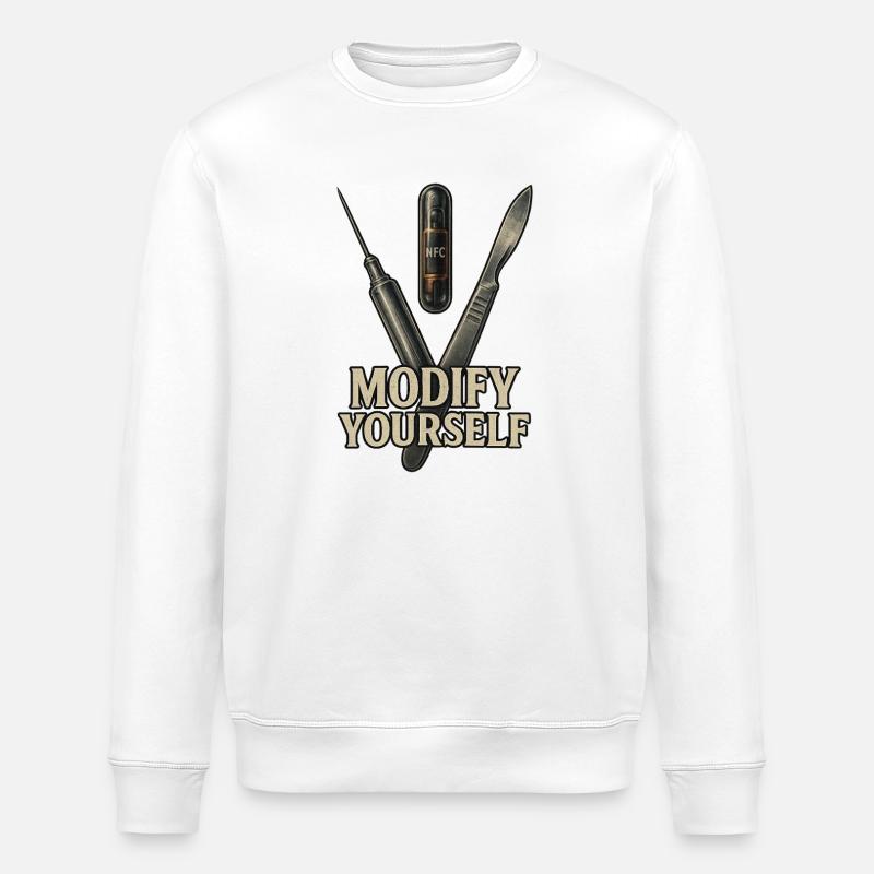 Modify yourself - Stanley/Stella ROLLER Unisex Organic Sweatshirt - white