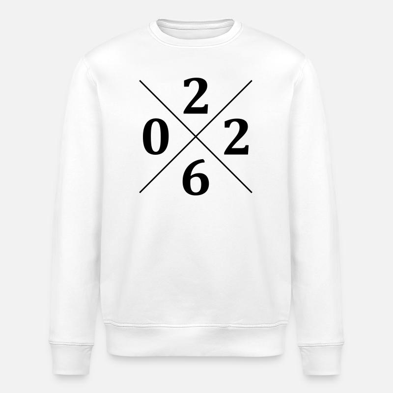 2026 - Stanley/Stella ROLLER Unisex Organic Sweatshirt - white