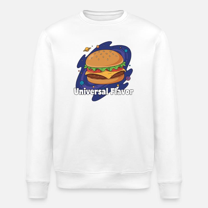 Kosmos Hamburger Universal Geschmack - Stanley/Stella Unisex Bio-Sweatshirt ROLLER - Weiß