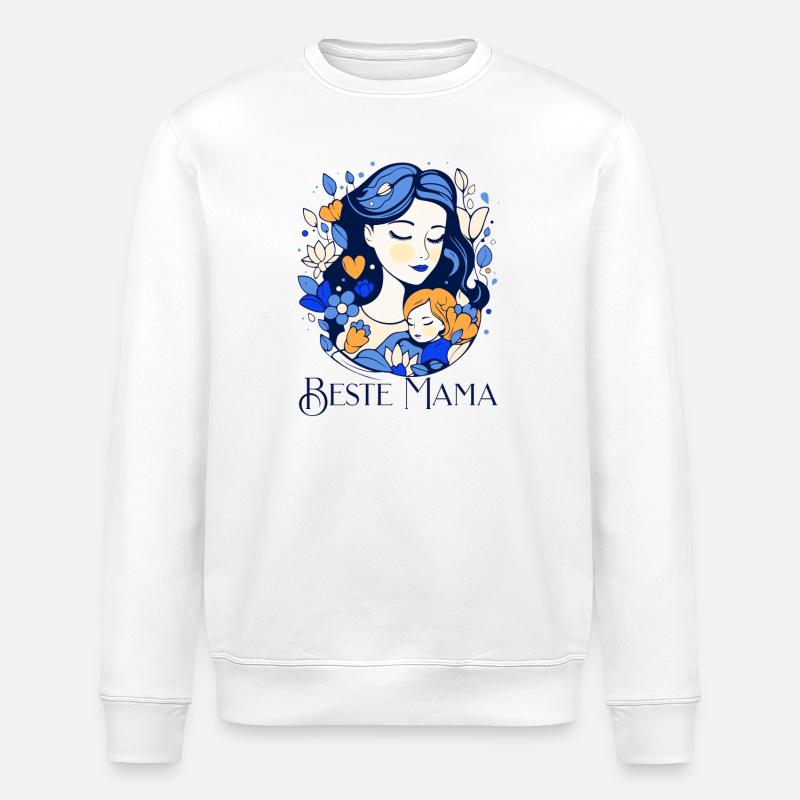 Meilleure maman - Sweat bio ROLLER Stanley/Stella Unisexe - blanc