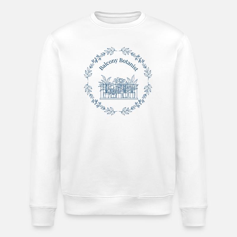Botaniste de balcon - Sweat bio ROLLER Stanley/Stella Unisexe - blanc