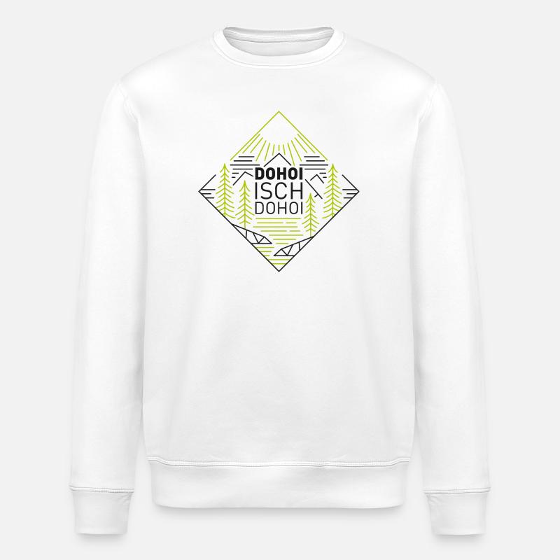 Dohoi isch dohoi - Stanley/Stella ROLLER Unisex Organic Sweatshirt - white