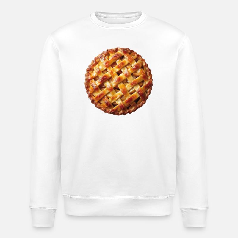 Apple Pie Apfelkuchen - Stanley/Stella ROLLER Unisex Organic Sweatshirt - white
