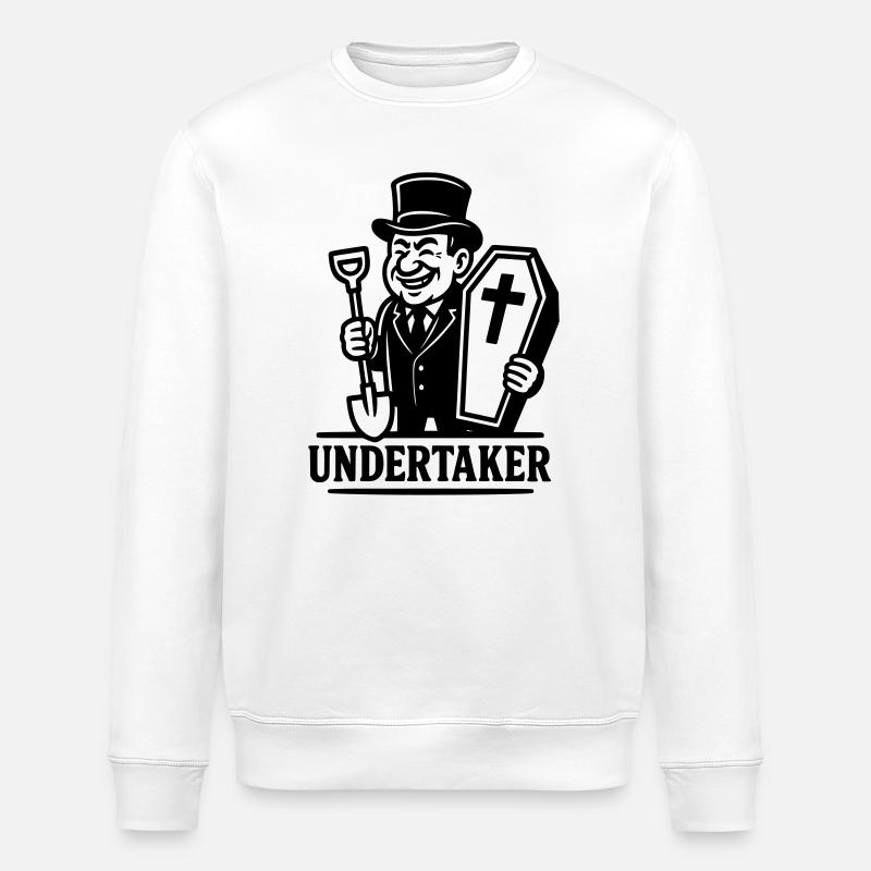 Undertaker Undertaker - Stanley/Stella ROLLER Unisex Organic Sweatshirt - white