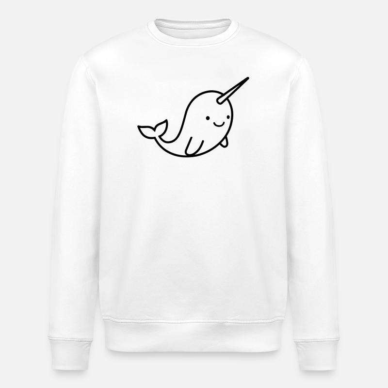 Narval - Sweat bio ROLLER Stanley/Stella Unisexe - blanc