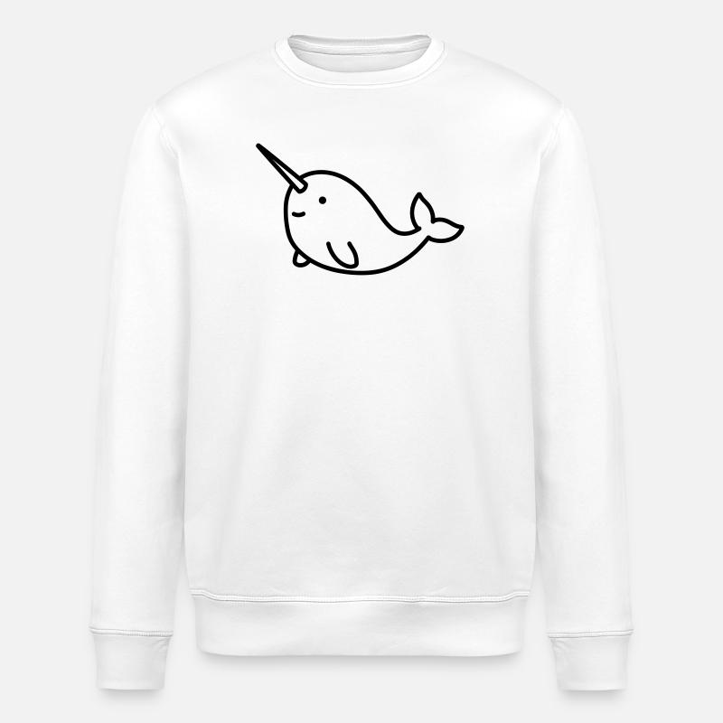 Narval - Sweat bio ROLLER Stanley/Stella Unisexe - blanc