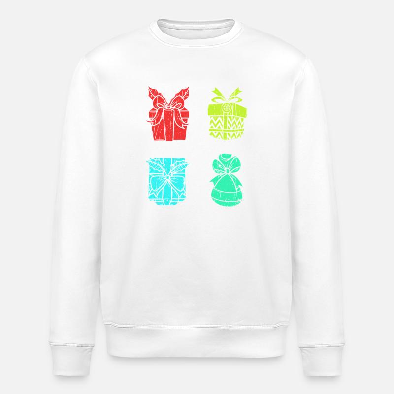 Noël du Père Noël - Sweat bio ROLLER Stanley/Stella Unisexe - blanc