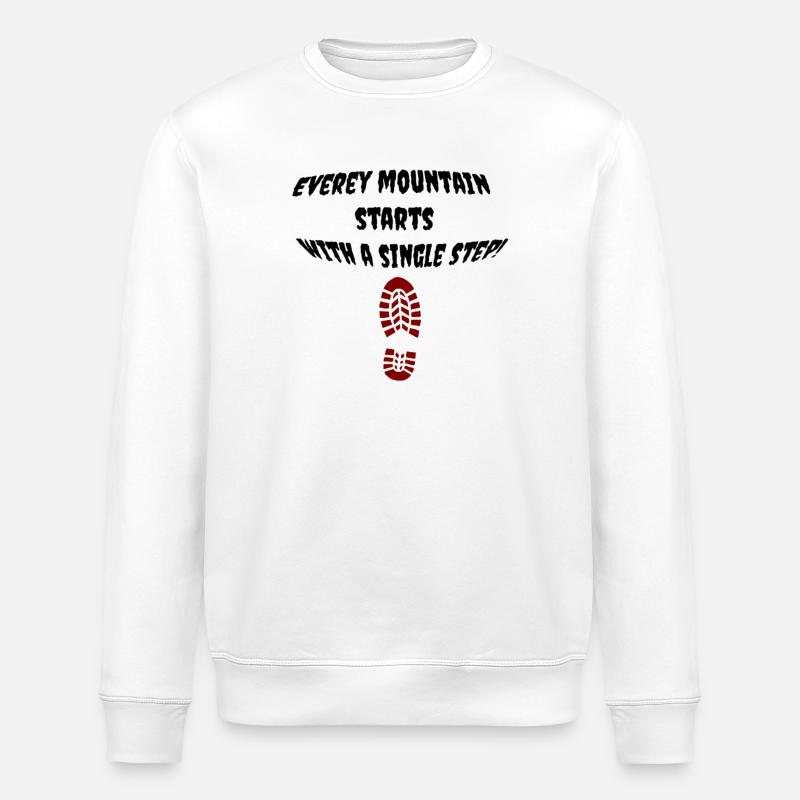 first_step - Stanley/Stella ROLLER Unisex Organic Sweatshirt - white