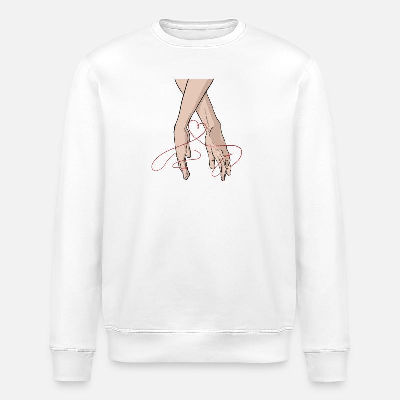 hand_in_hand - Sweat bio ROLLER Stanley/Stella Unisexe - blanc