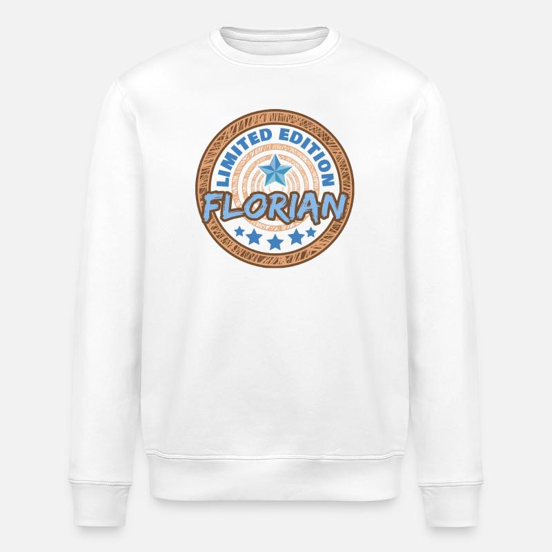 Florian Florian - Stanley/Stella Unisex Bio-Sweatshirt ROLLER - Weiß