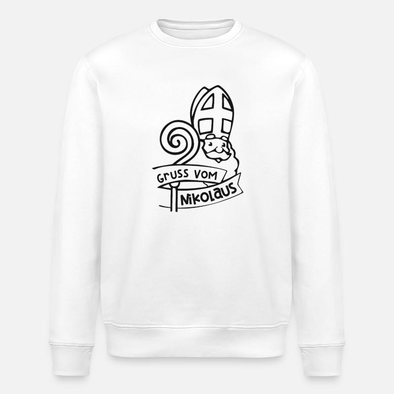 Nikolaus Gruss - Sweat bio ROLLER Stanley/Stella Unisexe - blanc