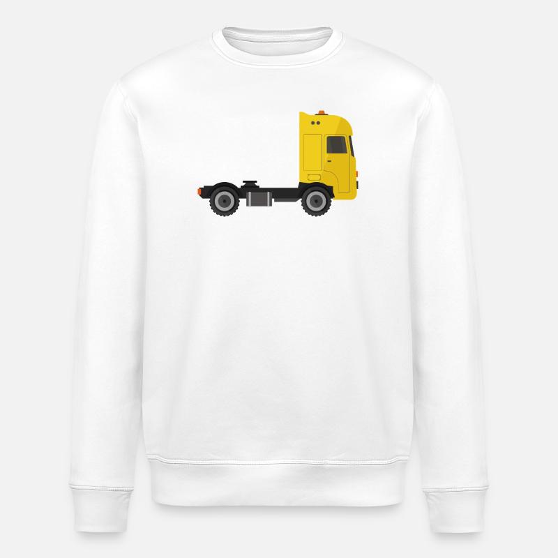 Lastbiler - Stanley/Stella økologisk unisex-sweatshirt ROLLER - hvid
