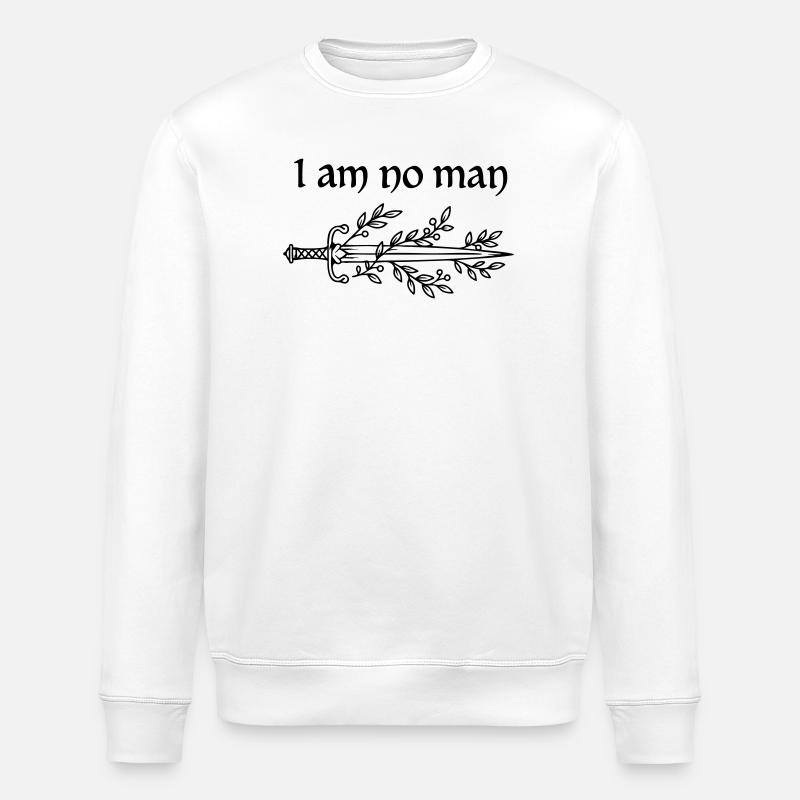 Ich bin kein Mann - Stanley/Stella Unisex Bio-Sweatshirt ROLLER - Weiß