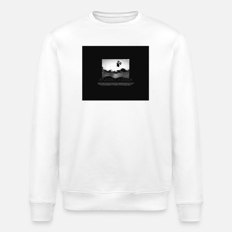 Patineur noir et blanc en bowl - Sweat bio ROLLER Stanley/Stella Unisexe - blanc