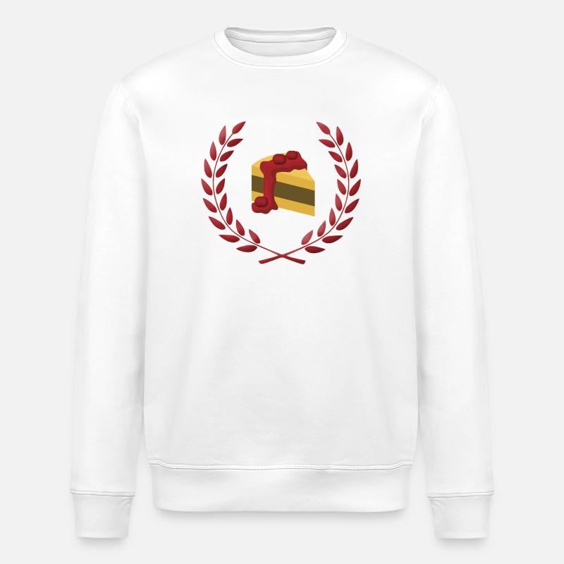 Kuchen Schoko sosse - Stanley/Stella Unisex Bio-Sweatshirt ROLLER - Weiß