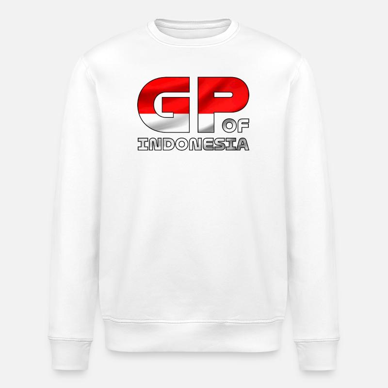 indonesia_gp - Sweat bio ROLLER Stanley/Stella Unisexe - blanc