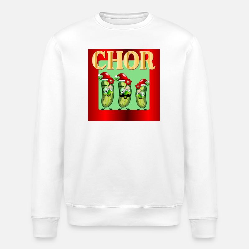 CHŒUR DE NOËL - Sweat bio ROLLER Stanley/Stella Unisexe - blanc