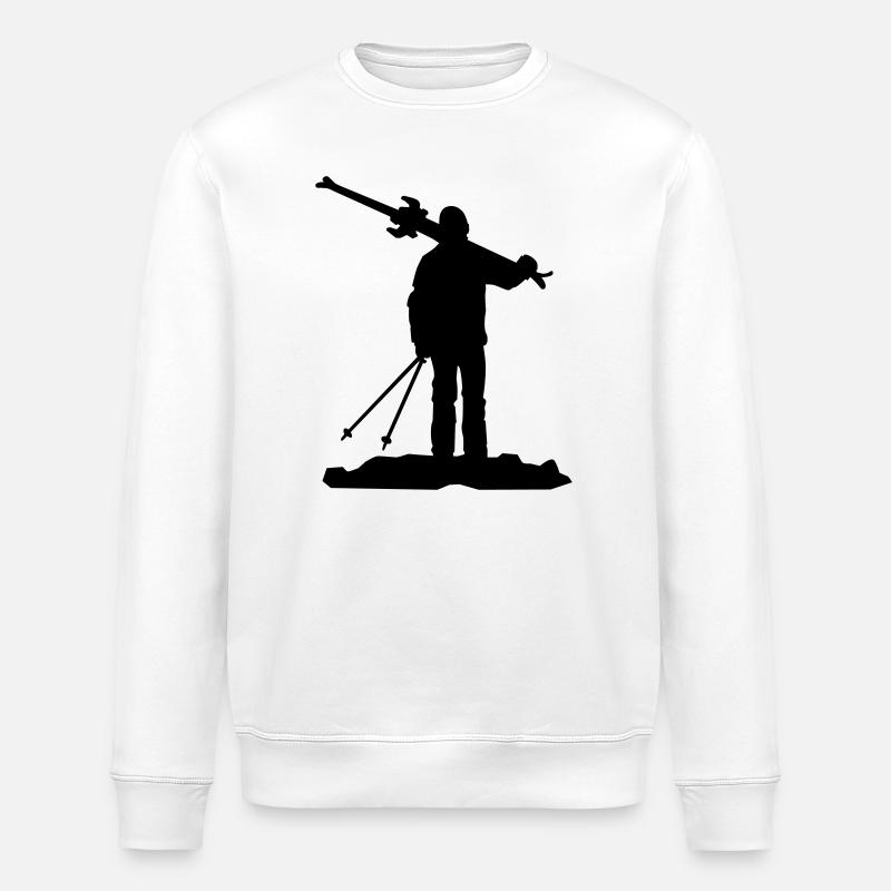 Ski - Stanley/Stella Unisex Bio-Sweatshirt ROLLER - Weiß