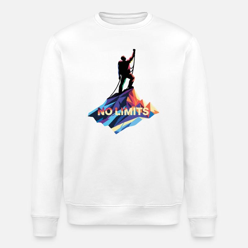 Alpiniste sans limites - Sweat bio ROLLER Stanley/Stella Unisexe - blanc