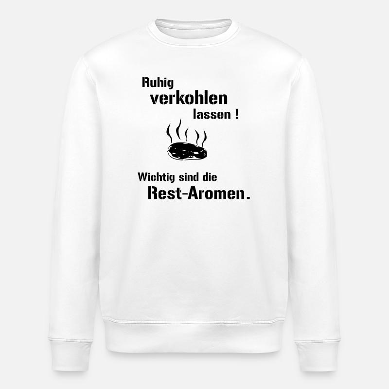 Saveurs résiduelles - Sweat bio ROLLER Stanley/Stella Unisexe - blanc