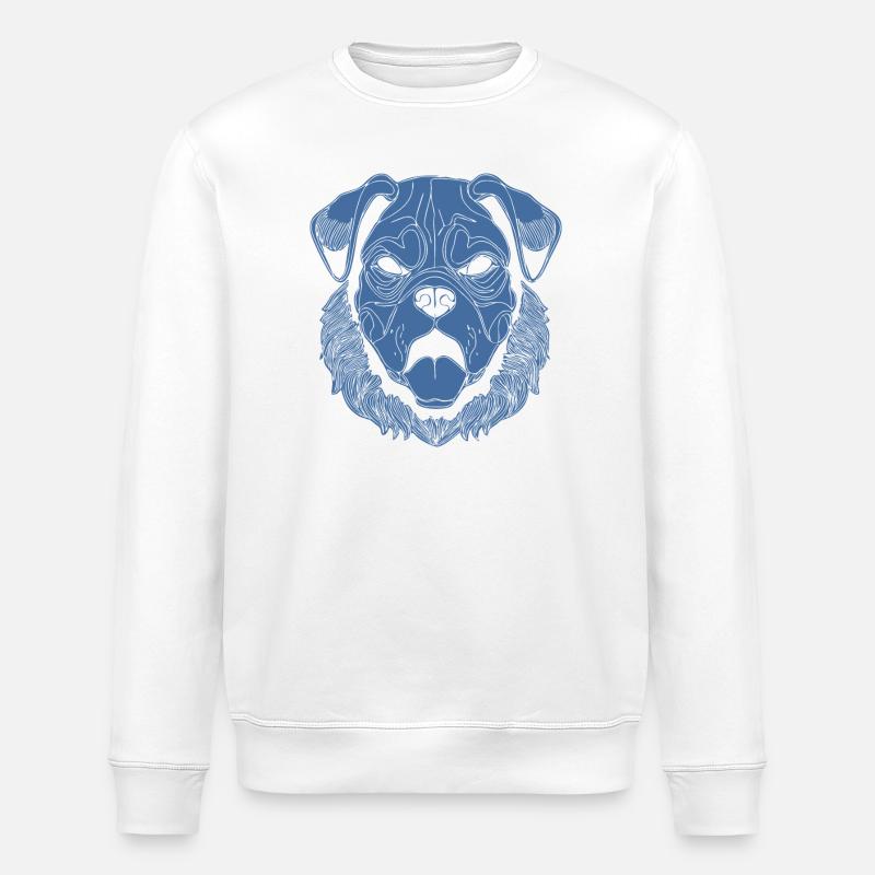 chien - Sweat bio ROLLER Stanley/Stella Unisexe - blanc