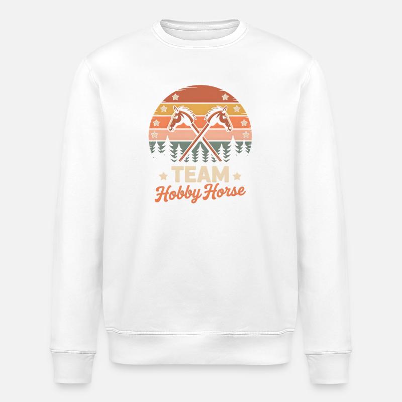 Hobby Horsing - Sweat bio ROLLER Stanley/Stella Unisexe - blanc