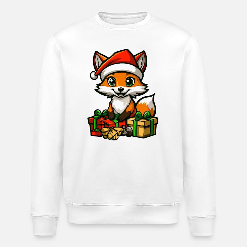 Cadeaux de Noël Fox - Sweat bio ROLLER Stanley/Stella Unisexe - blanc