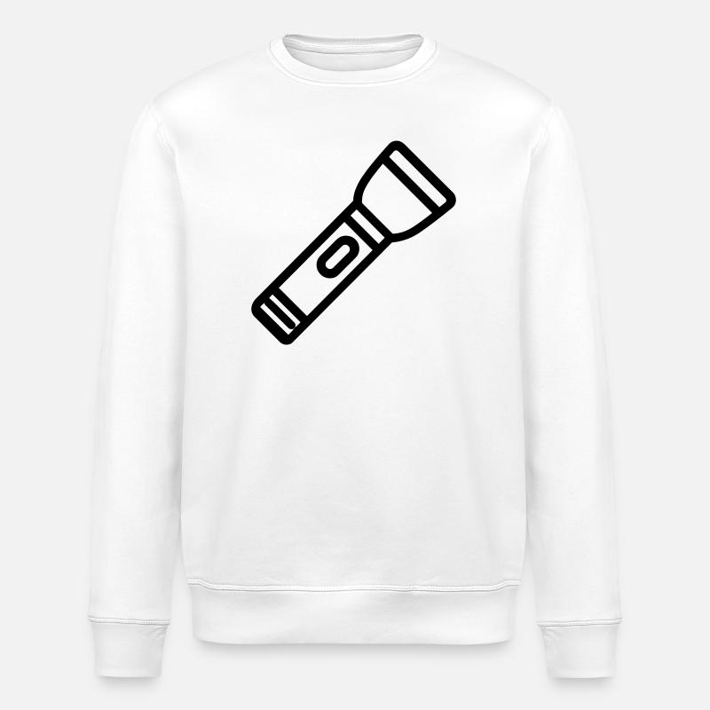 Taschenlampe - Stanley/Stella Unisex Bio-Sweatshirt ROLLER - Weiß