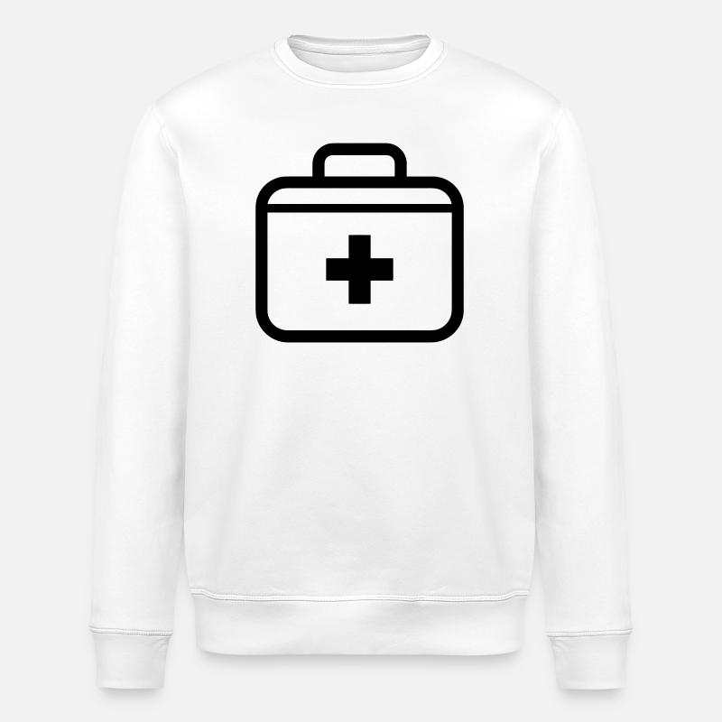 trousse de secours - Sweat bio ROLLER Stanley/Stella Unisexe - blanc