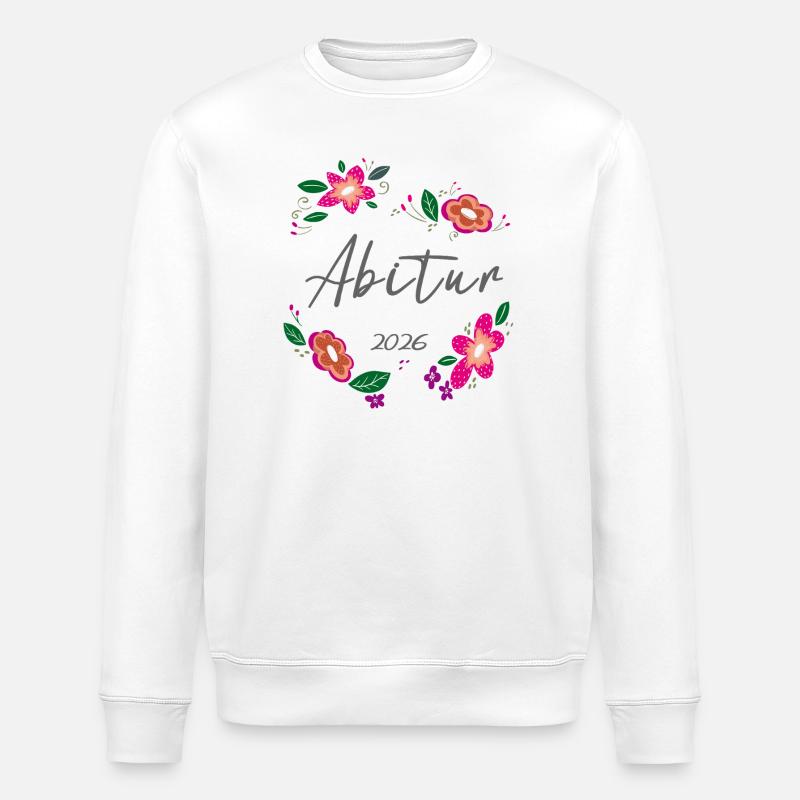 Abitur 2026  - Stanley/Stella Unisex Bio-Sweatshirt ROLLER - Weiß