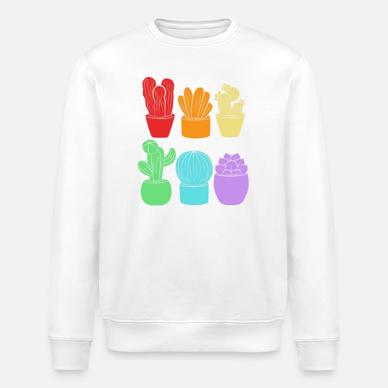 Cactus Plante Cactus - Sweat bio ROLLER Stanley/Stella Unisexe - blanc