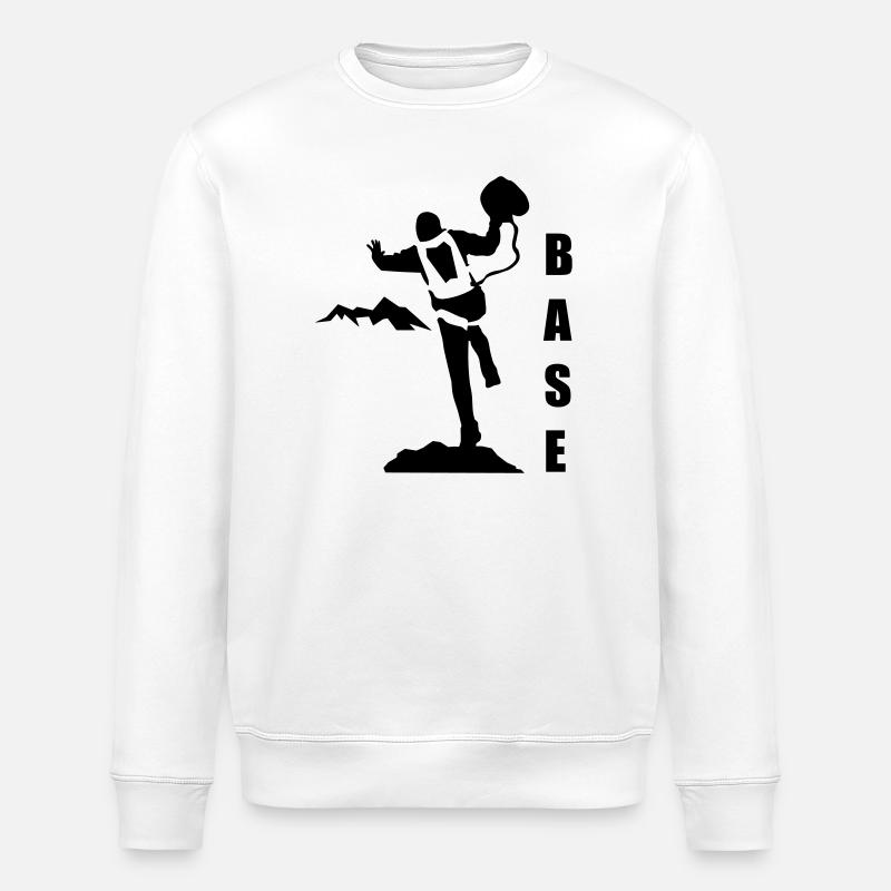 Saut de base - Sweat bio ROLLER Stanley/Stella Unisexe - blanc