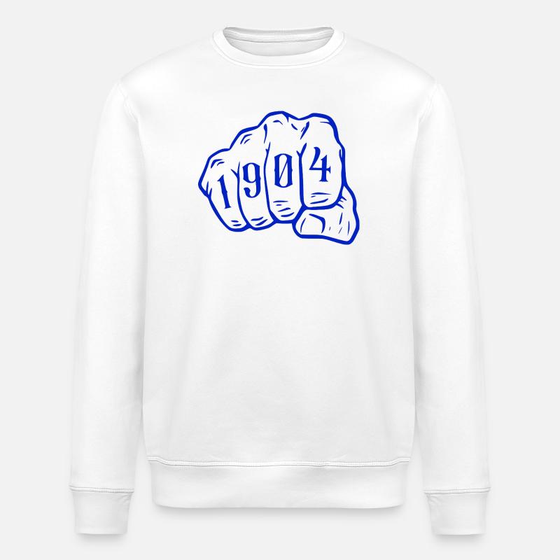 Ruhrpott Echte Gelsenkirchener seit 1904  - Stanley/Stella Unisex Bio-Sweatshirt ROLLER - Weiß
