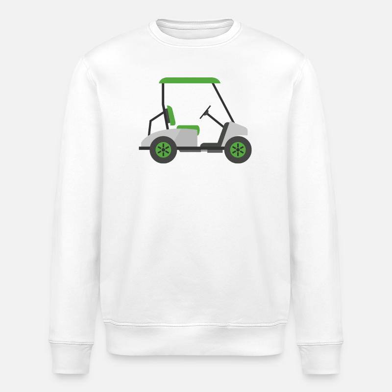 Golfwagen - Stanley/Stella Unisex Bio-Sweatshirt ROLLER - Weiß