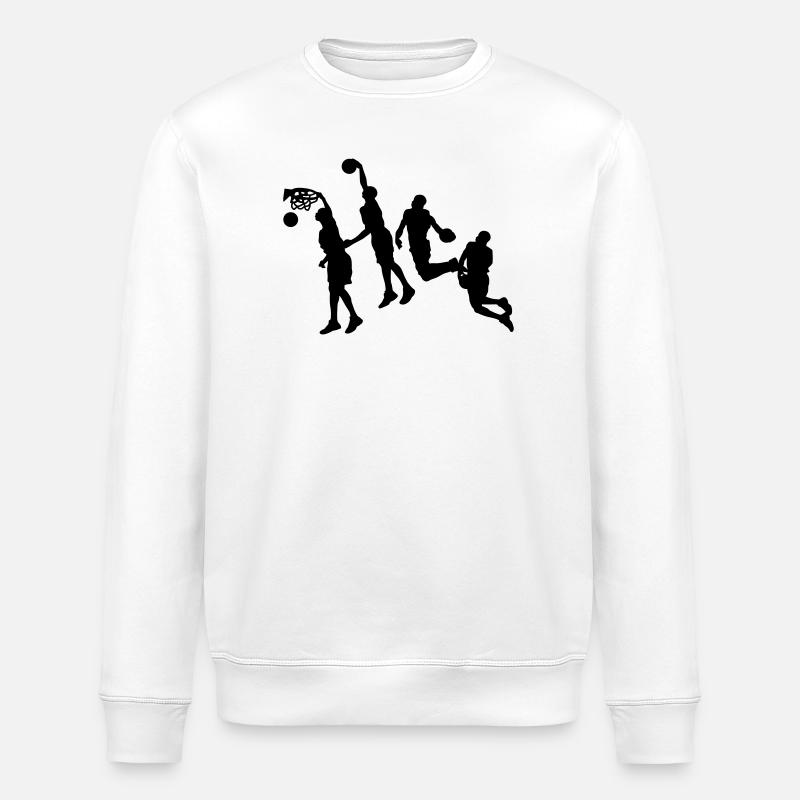Basketball - Stanley/Stella Unisex Bio-Sweatshirt ROLLER - Weiß