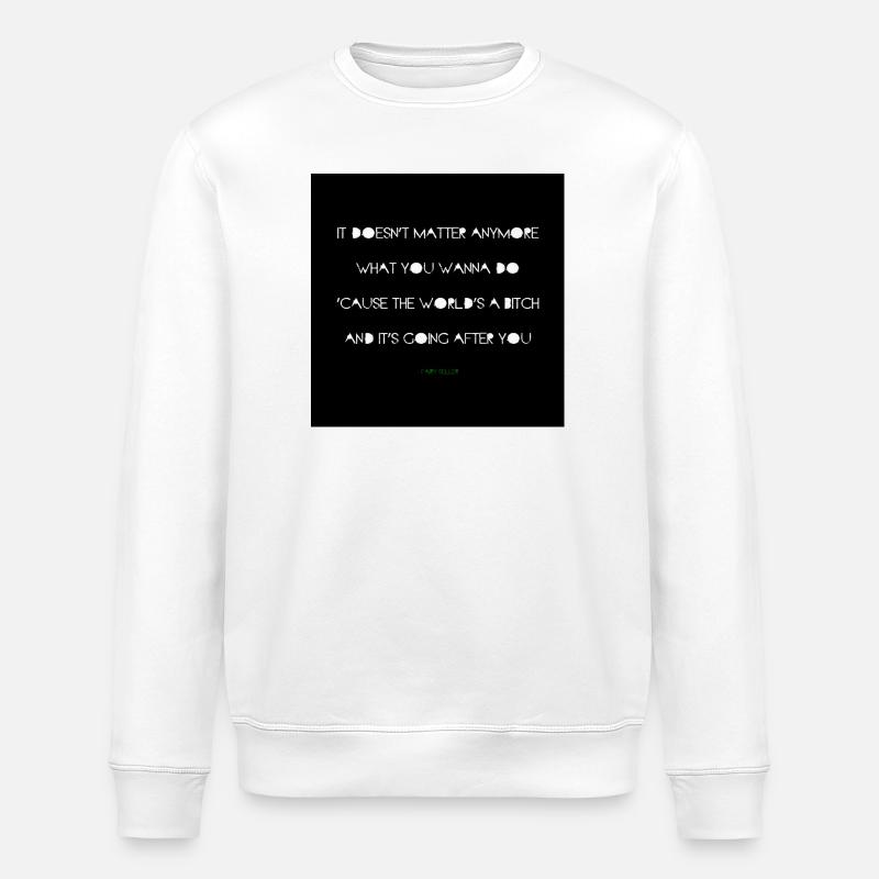 Chien du Monde - Sweat bio ROLLER Stanley/Stella Unisexe - blanc